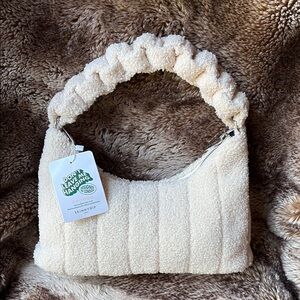 Cream Skinny Dip Textured Women's Bag